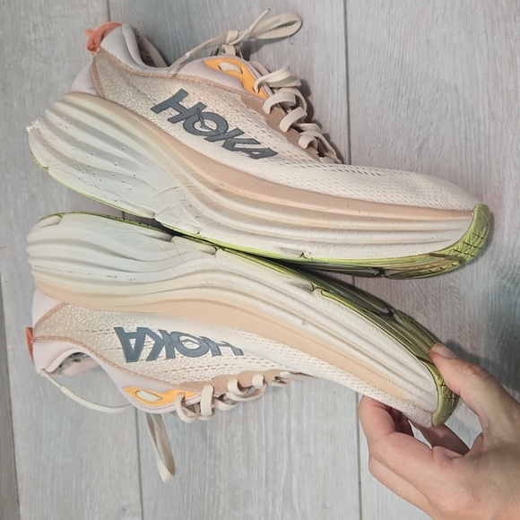 Hoka Women's Bondi 8 Athletic Running Shoes Sneakers Sz 10B - Picture 12 of 15
